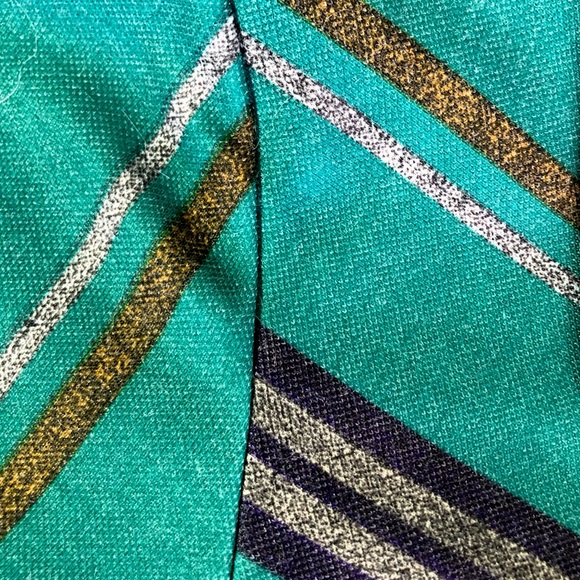 (Size 4-6) 1960s French Wool Day Dress w/ Pockets - Picture 10 of 14